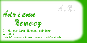 adrienn nemecz business card